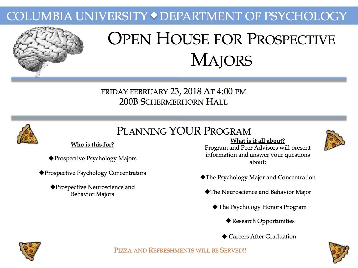 Spring Open House 2018
