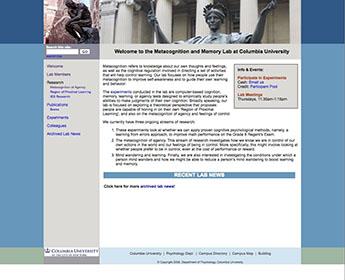 Metcalfe: Metacognition and Memory Lab