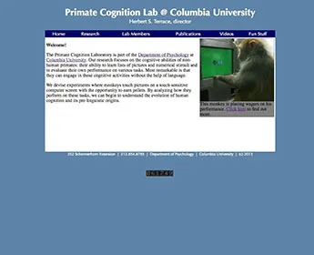 Terrace: Primate Cognition Lab