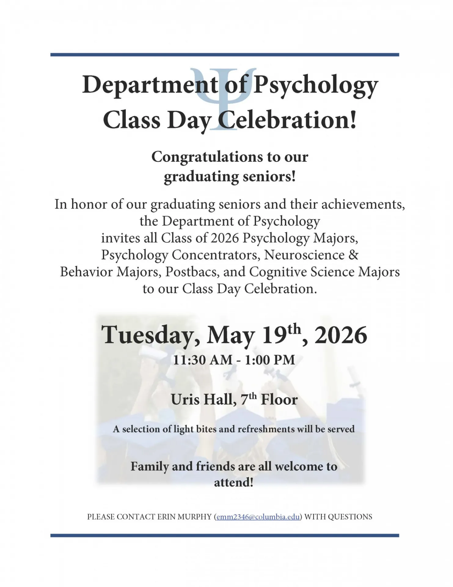 Class Day Flyer