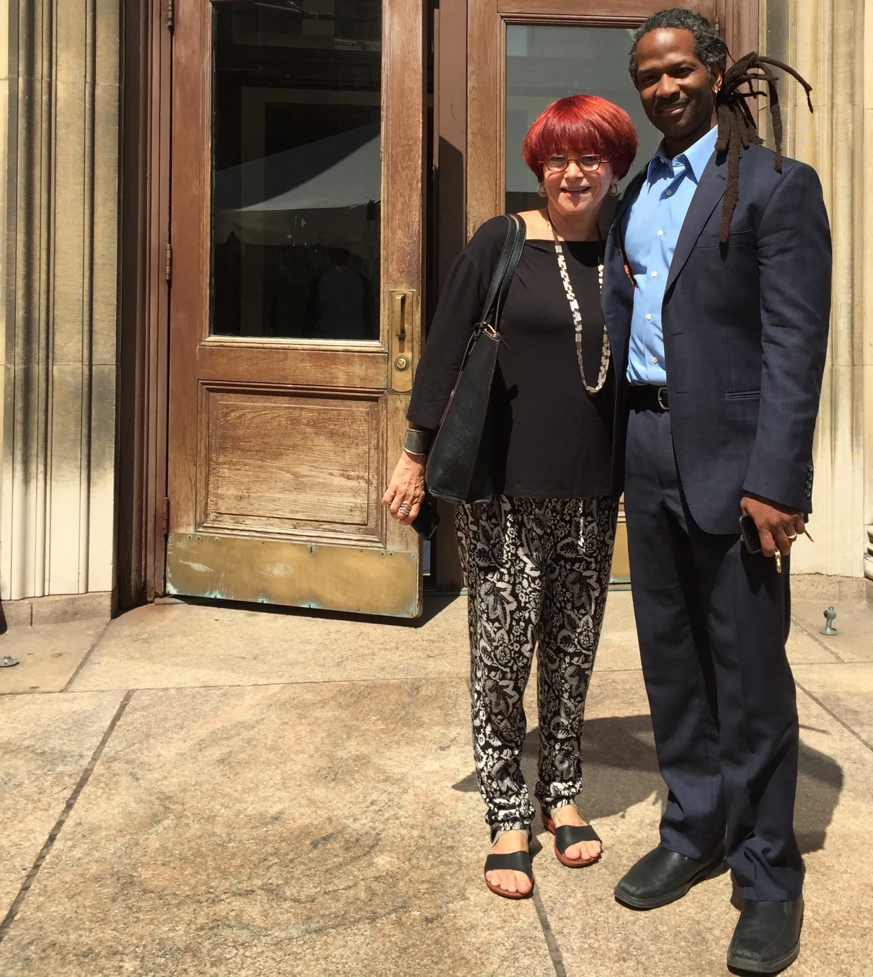 Prof. Carl Hart and Visiting Scholar Prof. Lemgruber